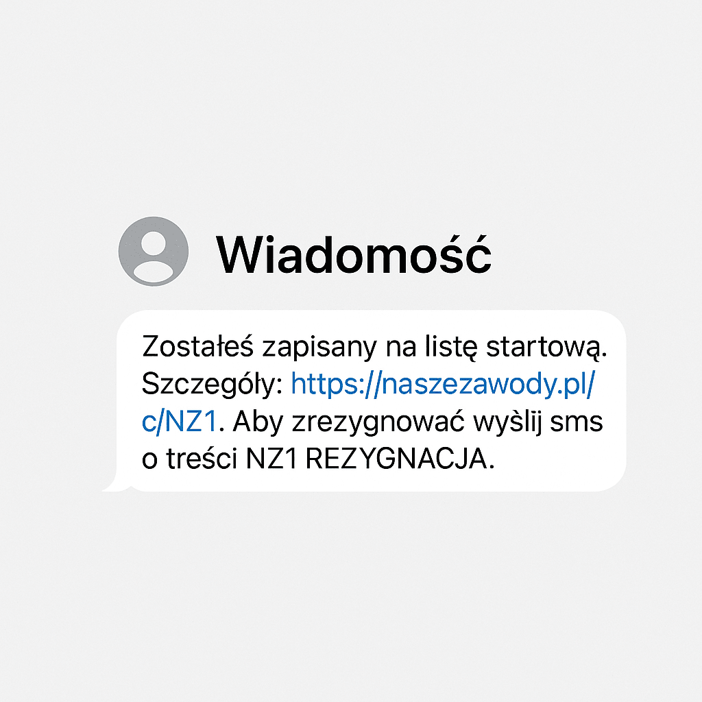 Rejestracja przez SMS - 2